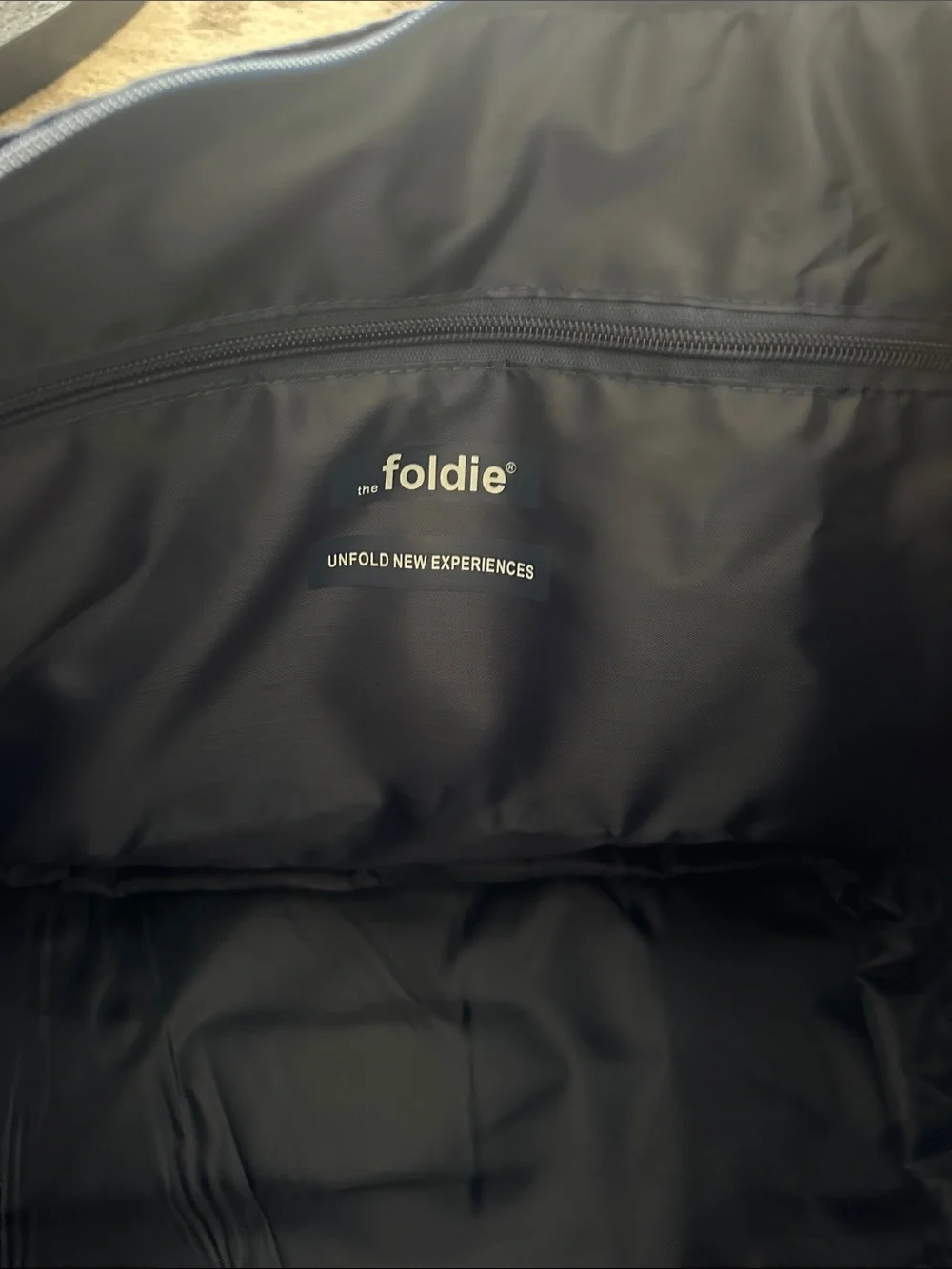 Foldie Navy Duffel Tote - Versatile Men's Travel Bag